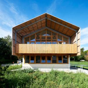 Locaux sociaux et remisage, pépinière de Longchamp, Paris, Atelier Cité Architecture