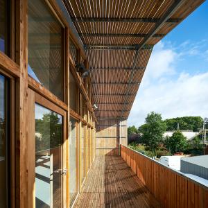Locaux sociaux et remisage, pépinière de Longchamp, Paris, Atelier Cité Architecture