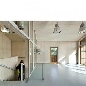 Locaux sociaux et remisage, pépinière de Longchamp, Paris, Atelier Cité Architecture