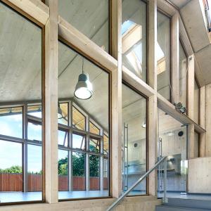 Locaux sociaux et remisage, pépinière de Longchamp, Paris, Atelier Cité Architecture