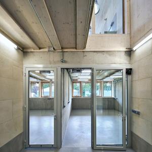 Locaux sociaux et remisage, pépinière de Longchamp, Paris, Atelier Cité Architecture
