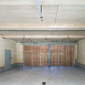 Locaux sociaux et remisage, pépinière de Longchamp, Paris, Atelier Cité Architecture