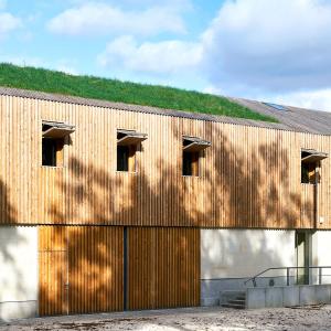 Locaux sociaux et remisage, pépinière de Longchamp, Paris, Atelier Cité Architecture