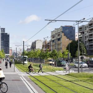 Extension de ligne de tramway T2, Gautier-Conquet architecte