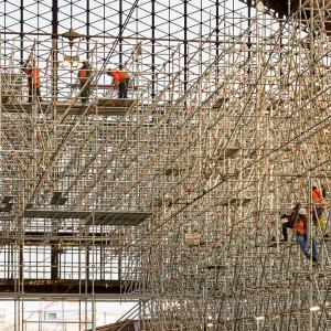 Gare d'Austerlitz, Paris, démontage de la verrière, Arnholdt Echafaudages 