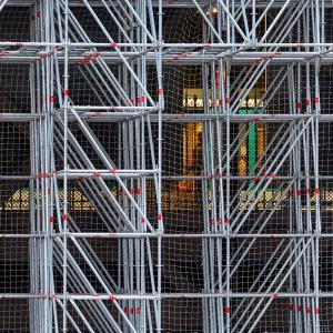 Gare d'Austerlitz, Paris, démontage de la verrière, Arnholdt Echafaudages 