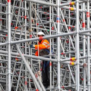 Gare d'Austerlitz, Paris, démontage de la verrière, Arnholdt Echafaudages 