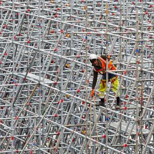 Gare d'Austerlitz, Paris, démontage de la verrière, Arnholdt Echafaudages 