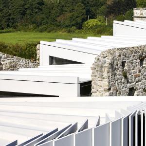 Salle d'exposition, Château d'Hardelot, Pas-de-Calais, Bartoli-Medina architecte