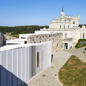 Salle d'exposition, Château d'Hardelot, Pas-de-Calais, Bartoli-Medina architecte