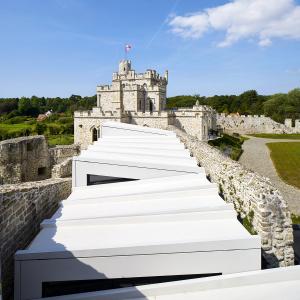Salle d'exposition, Château d'Hardelot, Pas-de-Calais, Bartoli-Medina architecte