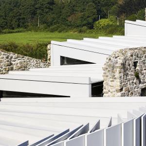 Salle d'exposition, Château d'Hardelot, Pas-de-Calais, Bartoli-Medina architecte