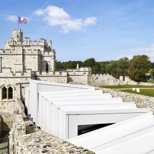 Salle d'exposition, Château d'Hardelot, Pas-de-Calais, Bartoli-Medina architecte