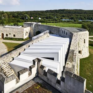 Salle d'exposition, Château d'Hardelot, Pas-de-Calais, Bartoli-Medina architecte