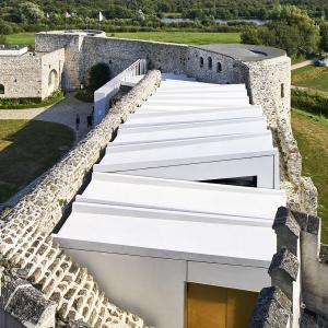 Salle d'exposition, Château d'Hardelot, Pas-de-Calais, Bartoli-Medina architecte