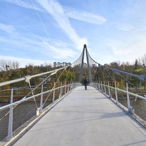 Passerelle, Creil, Oise, Jean-François Blassel architecte