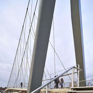 Passerelle, Creil, Oise, Jean-François Blassel architecte