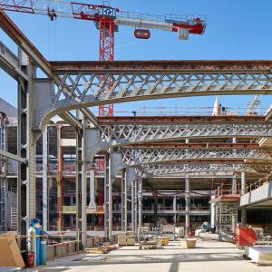 Restructuration de la poste, rue du Louvre, Paris, Dominique Perrault architecture