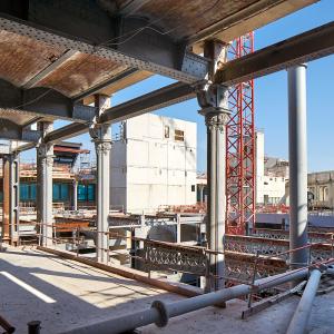 Restructuration de la poste, rue du Louvre, Paris, Dominique Perrault architecture