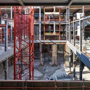 Restructuration de la poste, rue du Louvre, Paris, Dominique Perrault architecture