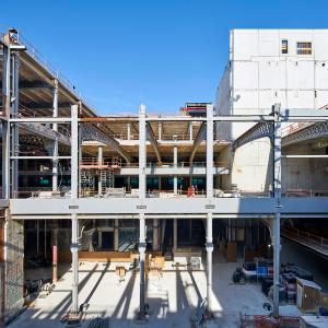 Restructuration de la poste, rue du Louvre, Paris, Dominique Perrault architecture