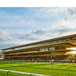 Nouvelle tribune de l'hippodrome de Longchamp, Paris, Dominique Perrault architecture