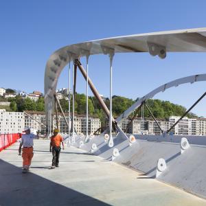 Pont Robert Schuman, Lyon, Explorations Architecture