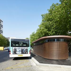 Local destiné aux chauffeurs de bus de la RATP, Paris19, Explorations Architecture 