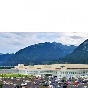 Hôpital Riviera-Chablais, Vaud-Valais, Suisse, Groupe 6 architecte