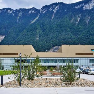 Hôpital Riviera-Chablais, Vaud-Valais, Suisse, Groupe 6 architecte