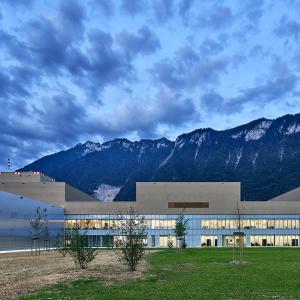 Hôpital Riviera-Chablais, Vaud-Valais, Suisse, Groupe 6 architecte