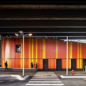 Préfourrière sous le boulevard périphérique, Porte Pouchet, Paris 17, GAIA architecte