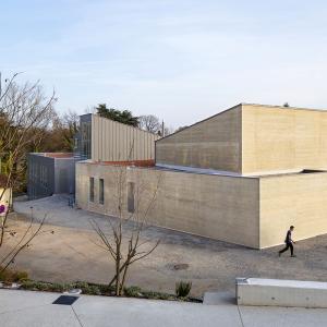 Médiathèque et auditorium, Chaponost, Rhône, Gautier Conquet architecte