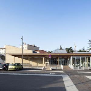 Médiathèque et auditorium, Chaponost, Rhône, Gautier Conquet architecte