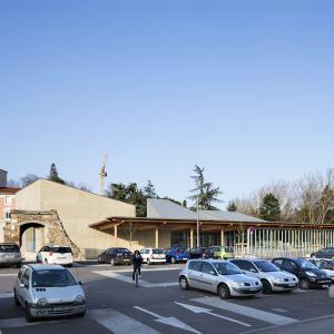 Médiathèque et auditorium, Chaponost, Rhône, Gautier Conquet architecte