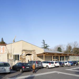 Médiathèque et auditorium, Chaponost, Rhône, Gautier Conquet architecte