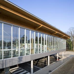Médiathèque et auditorium, Chaponost, Rhône, Gautier Conquet architecte