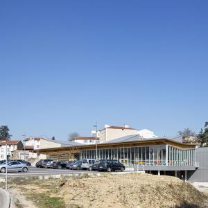 Médiathèque et auditorium, Chaponost, Rhône, Gautier Conquet architecte