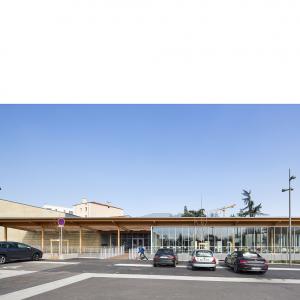 Médiathèque et auditorium, Chaponost, Rhône, Gautier Conquet architecte