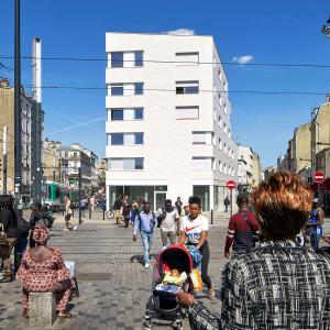 Résidence étudiante, Saint-Denis, Seine-Saint-Denis, Michel Guthmann architecte