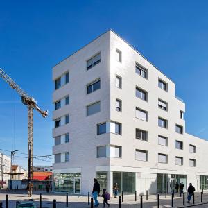 Résidence étudiante, Saint-Denis, Seine-Saint-Denis, Michel Guthmann architecte