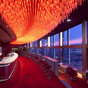 Bar de l'hôtel du Concorde Lafayette, Paris XVII, Pier-Luigi Copat architecte