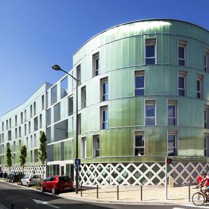 Logements et cité universitaire, Reims, Marne, Jean-Michel Jacquet architecte