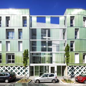 Logements et cité universitaire, Reims, Marne, Jean-Michel Jacquet architecte