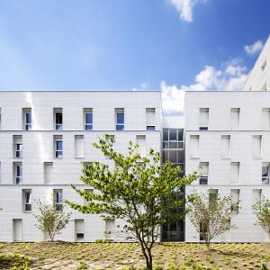 Logements et cité universitaire, Reims, Marne, Jean-Michel Jacquet architecte