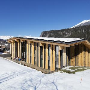 Siège de la société Blue Ice, Les Houches, Haute-Savoie, Kengo Kuma architecte