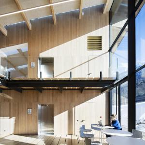 Siège de la société Blue Ice, Les Houches, Haute-Savoie, Kengo Kuma architecte