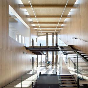Siège de la société Blue Ice, Les Houches, Haute-Savoie, Kengo Kuma architecte