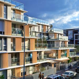 Logements, Vanves, Hauts-de-Seine, Kengo Kuma architecte