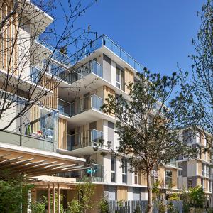 Logements, Vanves, Hauts-de-Seine, Kengo Kuma architecte